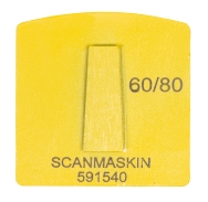 WSM Yellow, 12 mm, #60/80, Double