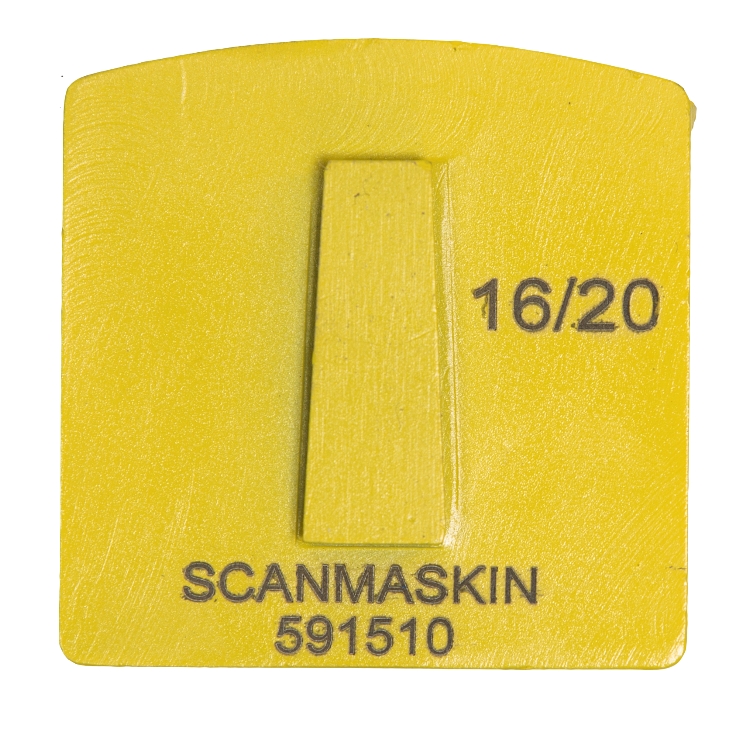 WSM Yellow, 12 mm, #16/20, Double