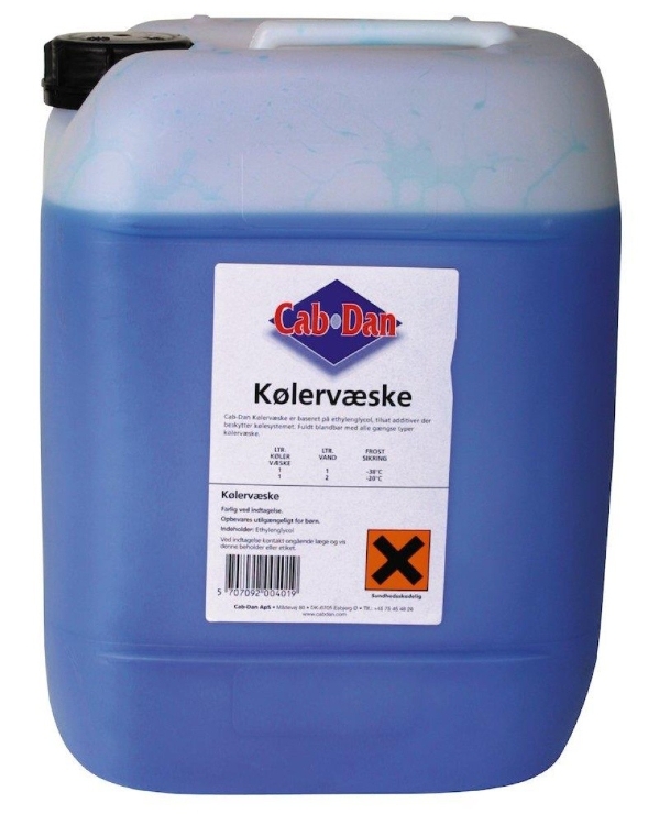 Cab-Dan Kølervæske, Blå, 5 l