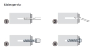 C-Bolt, 8x50 mm, 200 stk