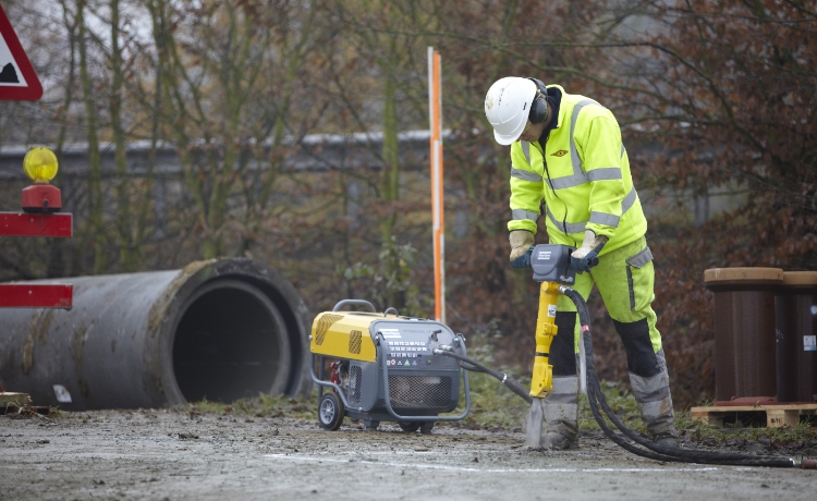 Atlas Copco LH230E, nakke 25x108, håndholdt hydraulikhammer