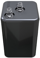 Batteri, m/fjeder, 6 V