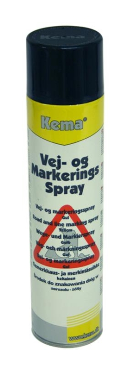 Kema Mærkespray, Gul, 600 ml
