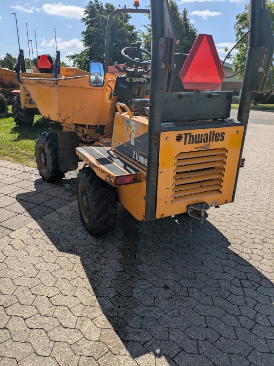 Thwaites 2 Tonne hi/sw, Brugt dumper