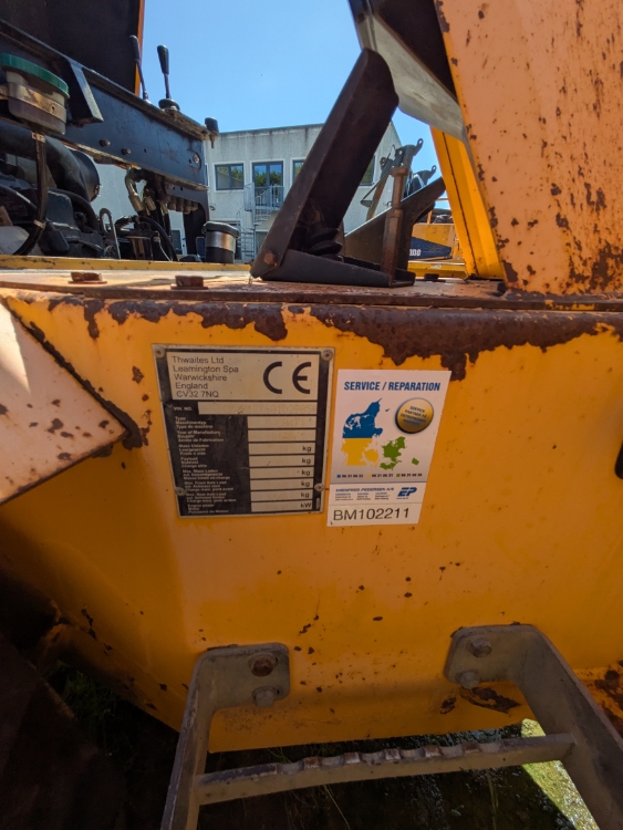 Thwaites 2 Tonne hi/sw, Brugt dumper