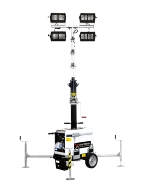 Towerloop Mobilt Lystårn - 4 x 160W LED