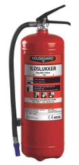 Pulverslukker m/beslag, 6 kg