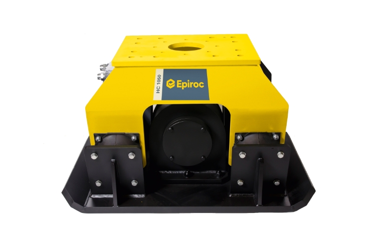 Epiroc HC1050 Pladevibrator (360° rotation), Maskinbåren