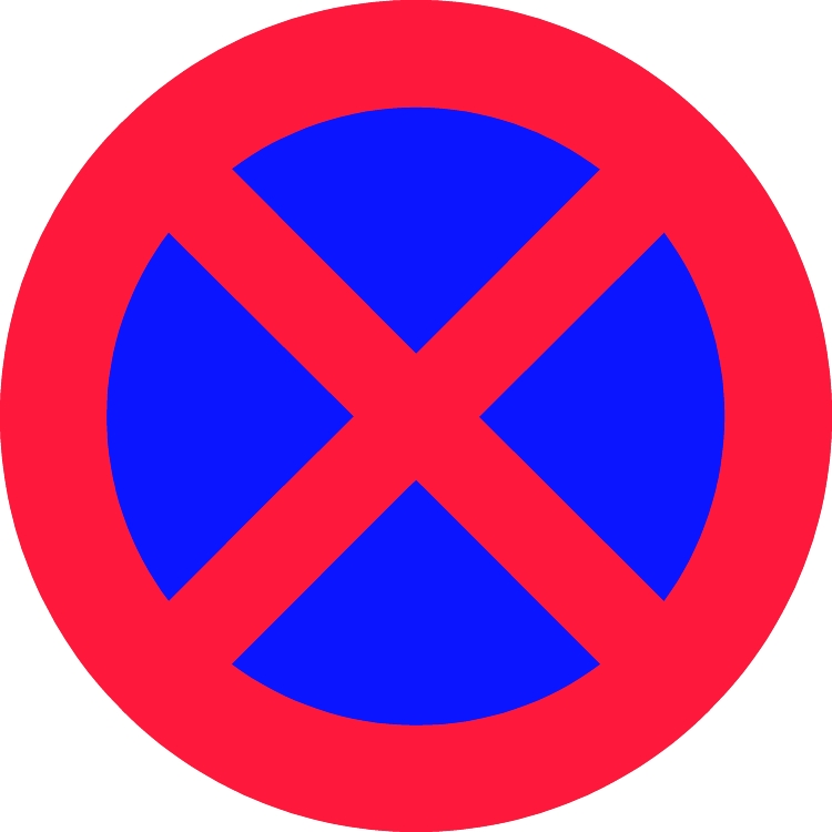 Forbudstavle C61, Ø70 cm