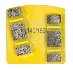 WSM Yellow, 8 mm, #140/150, Double