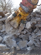 Epiroc CB2500, Betonknuser m/360° rotation