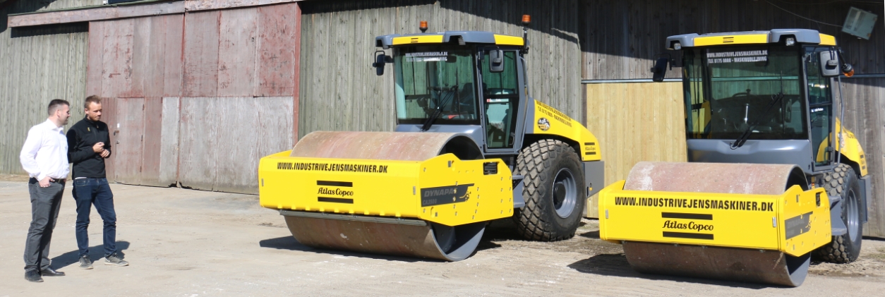 Industrivejens Maskiner investerer i Atlas Copco / Dynapac Valsetog