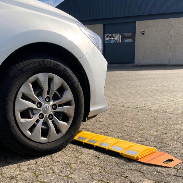 Mobilt vejbump M/gummikant 3 meter