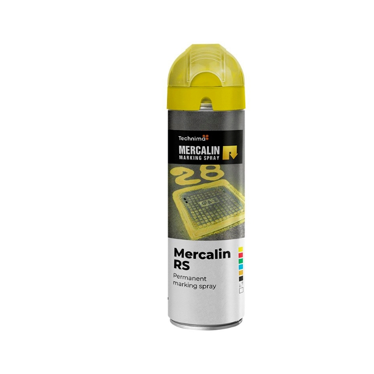 Mercalin Mærkespray, Gul, 500 ml