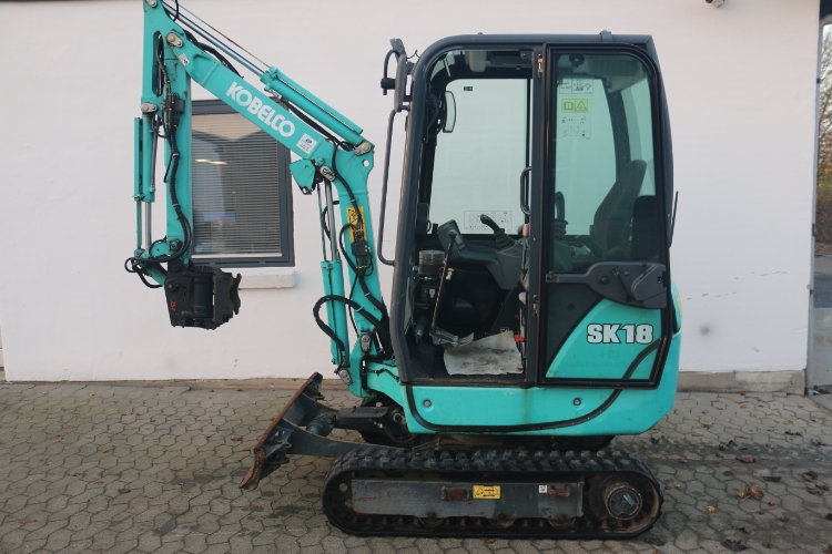 Kobelco SK18, Brugt minigraver