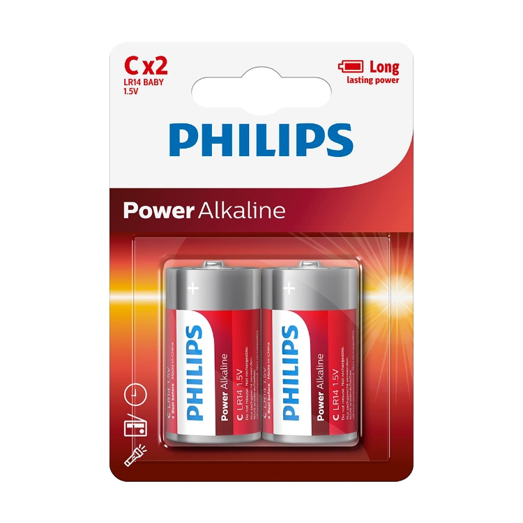 Philips LR14/C Batteri 2 stk