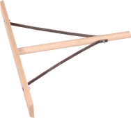 Asfaltrager m/jernstiver, 70 cm