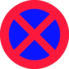 Forbudstavle C61, Ø70 cm