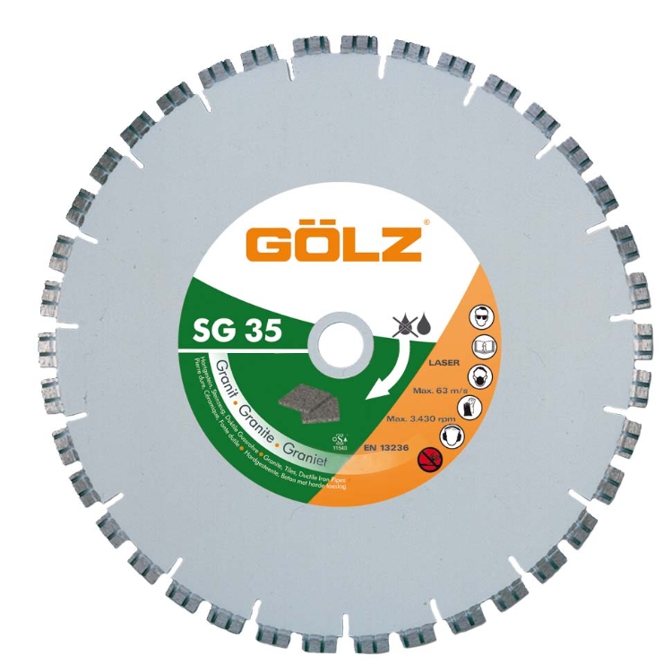 Gölz SG 35, Ø400x25,4 mm, Diamantskive