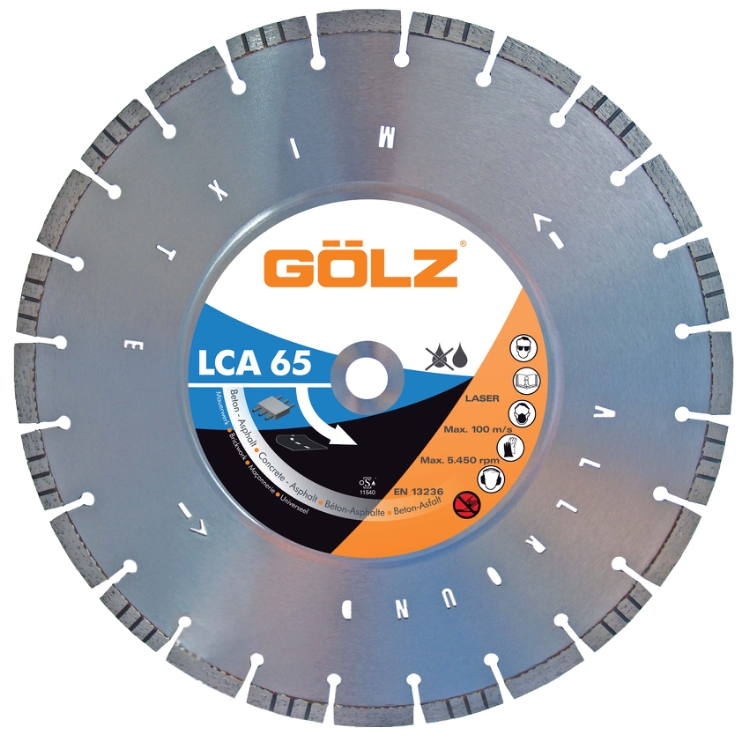 Gölz LCA 65, Ø350x25,4 mm, Diamantskive