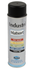 RAL Industrilak, Matsort, Spray, 500 ml