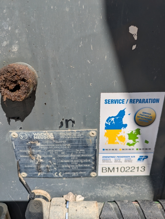 Wacker Neuson DW60, dr/tip, Brugt dumper