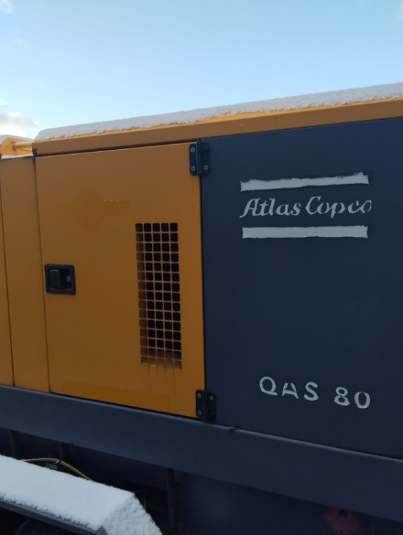 Atlas Copco QAS80, Brugt generator