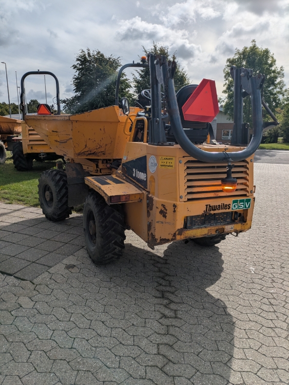 Thwaites 3 Tonne hi/sw, Brugt dumper
