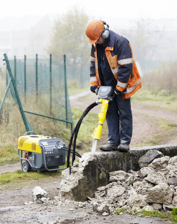 Atlas Copco LH230E, nakke 28x160, håndholdt hydraulikhammer