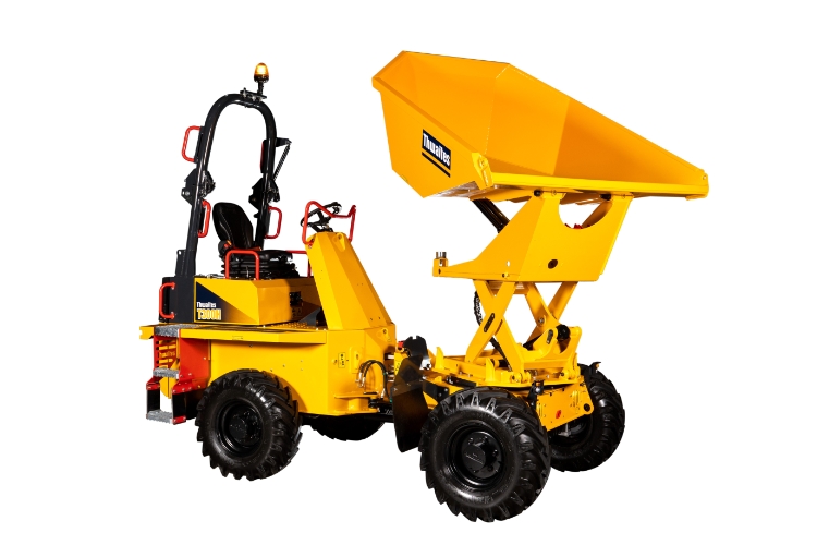 Thwaites, 3 Ton, m/drejelig højtip