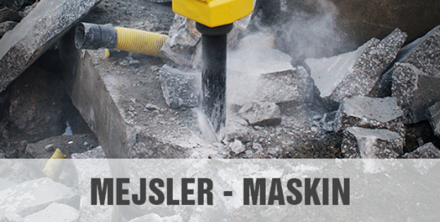 Mejsler til maskinholdt hydraulikhamre