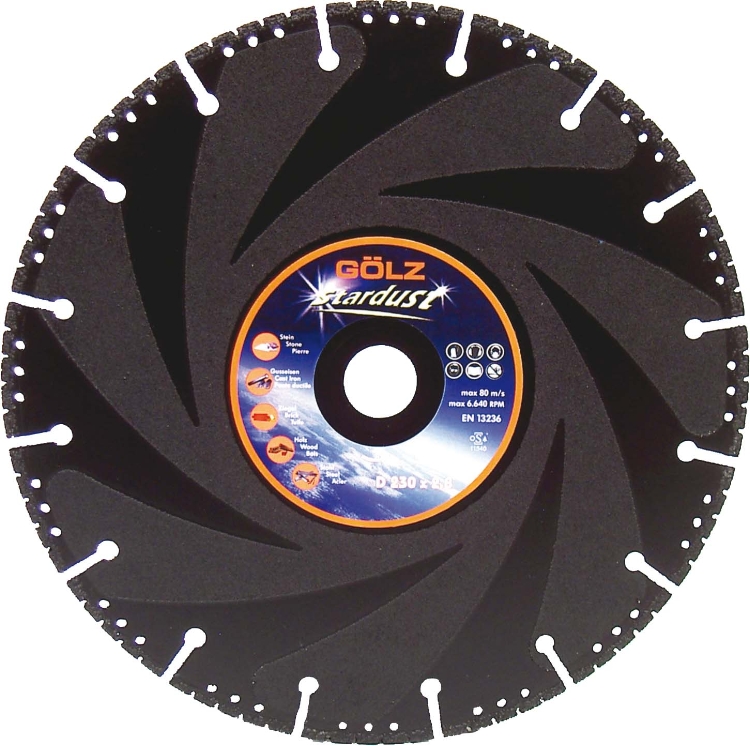 Gölz Stardust, Ø350x25,4 mm, Diamantskive