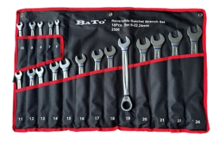 Ringskraldenøglesæt 6-24 mm - 18 dele