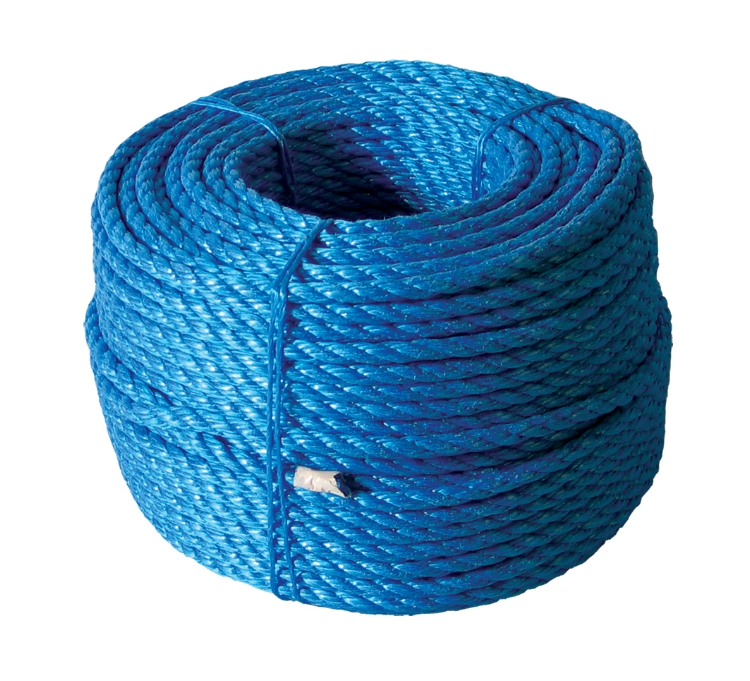 Polyreb, Blå, 3-slået, 14 mm