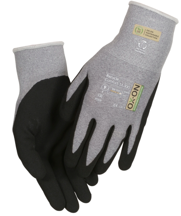 OX-ON, Recycle Comfort 16300, Str. 9, Arbejdshandske