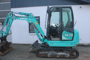 Kobelco SK 26, Brugt Minigraver
