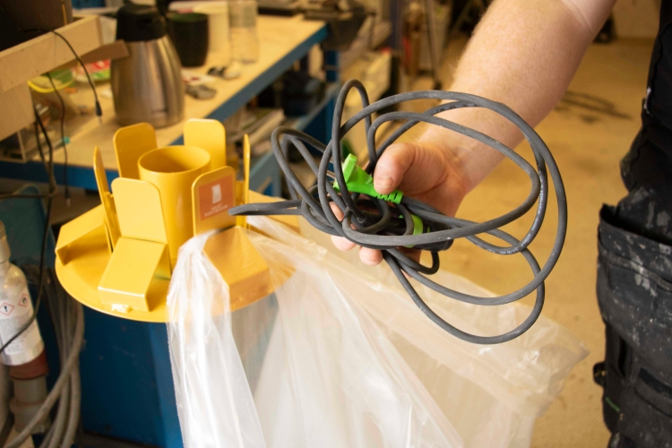 Affaldssorteringsstativ