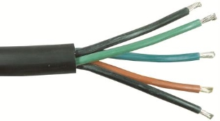 Gummikabel, 3G2,5 mm²