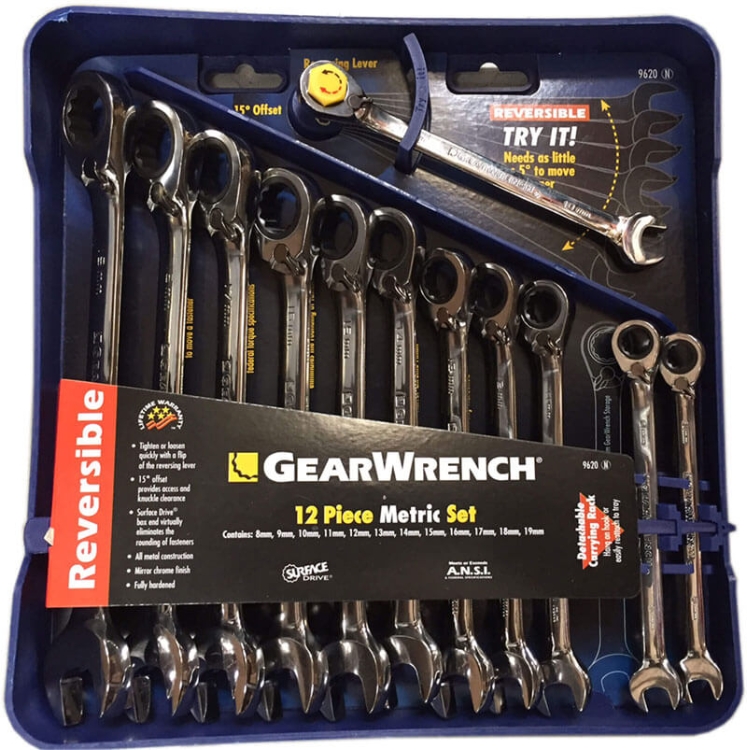 Bato ringskraldenøglesæt 8-19mm - 12-dele