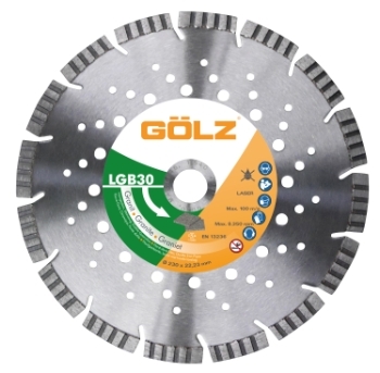 Gölz LGB 30, Ø230x22,2 mm, Diamantskive