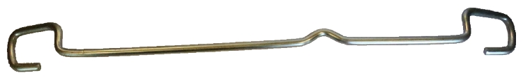 Beslag, 370 mm, t/gulvmundstykke