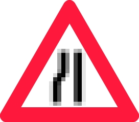 Advarselstavle A43.2, 70 cm