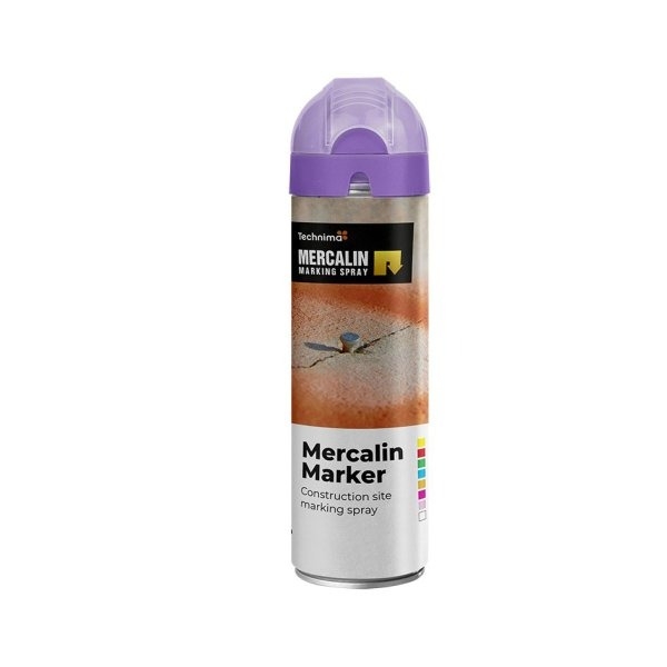 Mercalin Mærkespray, Lilla Fluor, 500 ml