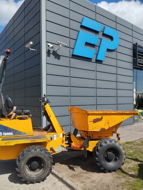 Thwaites 1,5 Tonne m/drejelig højtip, Brugt dumper