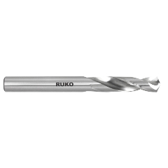 Spiralbor DIN 1897 Type N kort, HSS-R 6,0 mm
