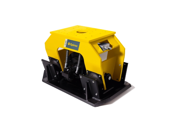Epiroc HC850 Pladevibrator (360° rotation), Maskinbåren