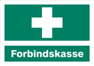 Sikkerhedsskilt "Forbindskasse"