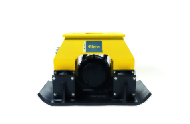 Epiroc HC450 Pladevibrator (statisk), Maskinbåren