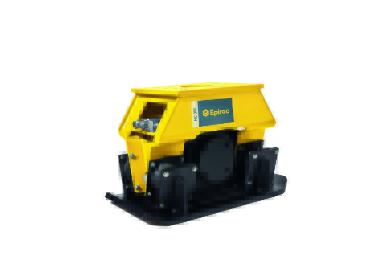 Epiroc HC350 Pladevibrator (statisk), Maskinbåren