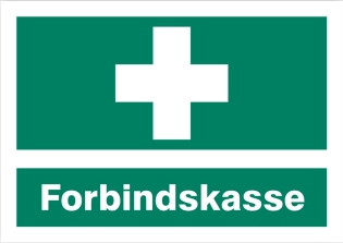 Sikkerhedsskilt "Forbindskasse"